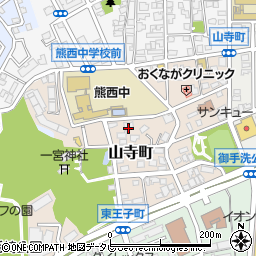 福岡県北九州市八幡西区山寺町5-27周辺の地図