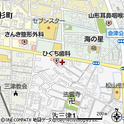 三津浜停車場線周辺の地図