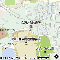 日本バプテスト連盟松山西キリスト教会周辺の地図