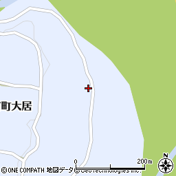 和歌山県田辺市本宮町大居614周辺の地図