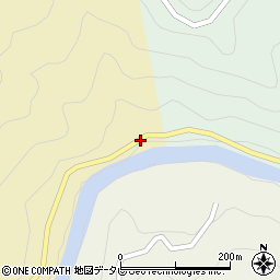 徳島県那賀郡那賀町小畠嫁ヶ滝周辺の地図