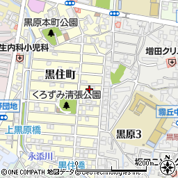 福岡県北九州市小倉北区黒住町周辺の地図