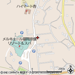 福岡県宗像市田野1392周辺の地図