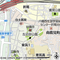妙應寺周辺の地図