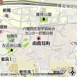 北九州市役所　市民文化スポーツ局八幡西生涯学習総合センター折尾分館周辺の地図