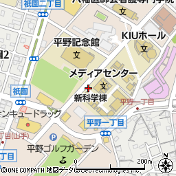 福岡県北九州市八幡東区平野周辺の地図