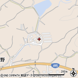 福岡県宗像市田野1751周辺の地図