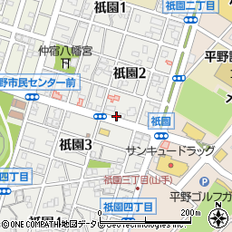 京周辺の地図