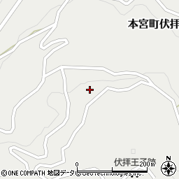 和歌山県田辺市本宮町伏拝210周辺の地図