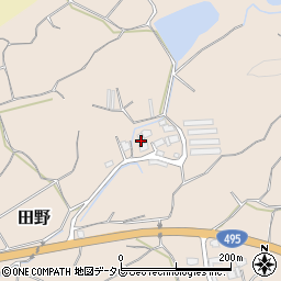 福岡県宗像市田野1748周辺の地図