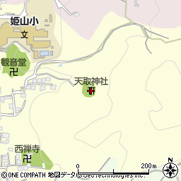 天取神社周辺の地図