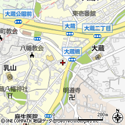 鐘ケ江市場周辺の地図