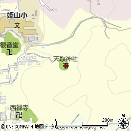 天取神社周辺の地図