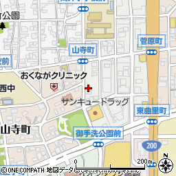筒井町10-20個人宅☆akippa駐車場周辺の地図