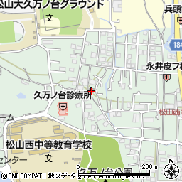 久万ノ台北集会所周辺の地図