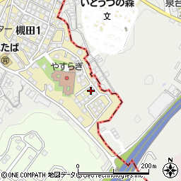 福岡県北九州市八幡東区槻田1丁目19-14周辺の地図