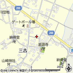 福岡県遠賀郡岡垣町三吉264周辺の地図
