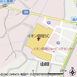 イオン岡垣ショッピングセンター周辺の地図