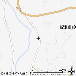 三重県熊野市紀和町矢ノ川78周辺の地図