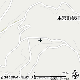 和歌山県田辺市本宮町伏拝220周辺の地図