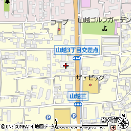 松山山越郵便局 ＡＴＭ周辺の地図