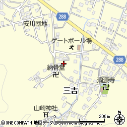 福岡県遠賀郡岡垣町三吉725周辺の地図