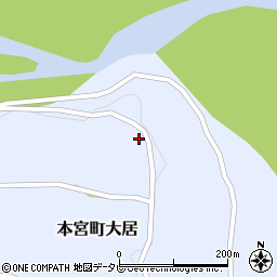 和歌山県田辺市本宮町大居700周辺の地図