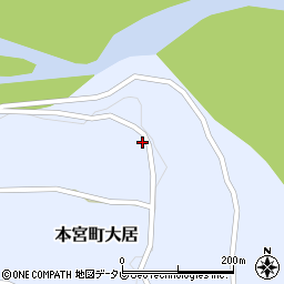 和歌山県田辺市本宮町大居700-3周辺の地図