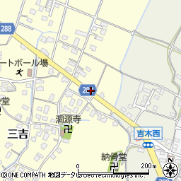 福岡県遠賀郡岡垣町三吉244周辺の地図