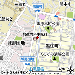 福岡県北九州市小倉北区黒住町25周辺の地図