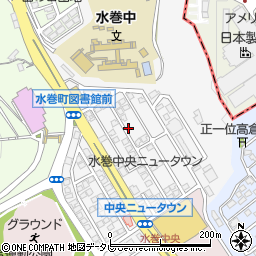 福岡県水巻町（遠賀郡）中央周辺の地図