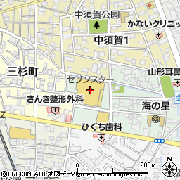 フジオカ時計店セブンスター三津店周辺の地図