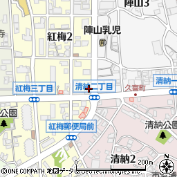 キーマックス・２４　八幡・黒崎・受付周辺の地図
