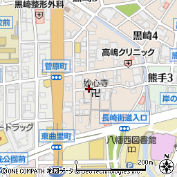 菅原町1-23☆akippa駐車場周辺の地図