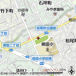 槻田校前周辺の地図