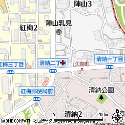 陣山典礼会館周辺の地図