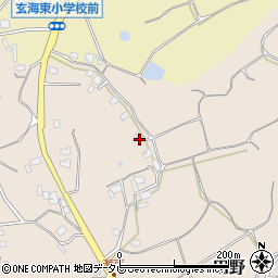 福岡県宗像市田野1511周辺の地図