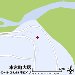和歌山県田辺市本宮町大居683周辺の地図