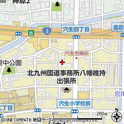 西鉄バス北九州八幡自動車営業所周辺の地図