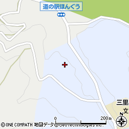 和歌山県田辺市本宮町大居1741周辺の地図