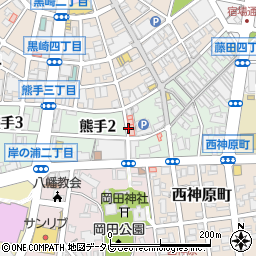 鉄板焼 人輪 とわ 黒崎本店周辺の地図