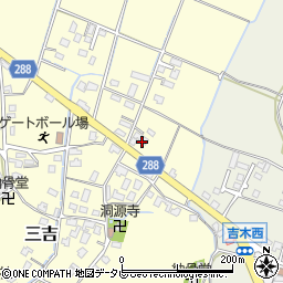 福岡県遠賀郡岡垣町三吉230-1周辺の地図