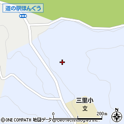 和歌山県田辺市本宮町大居1616周辺の地図