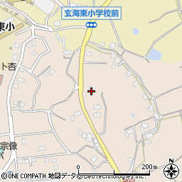 福岡県宗像市田野1452周辺の地図