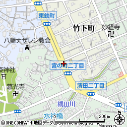槻田橋周辺の地図