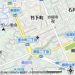 石田酒店周辺の地図