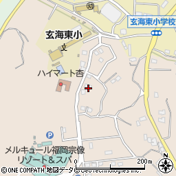 福岡県宗像市田野1403周辺の地図