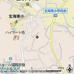 福岡県宗像市田野1428周辺の地図