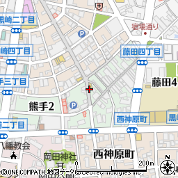 カワグチ洋菓子店黒崎店周辺の地図