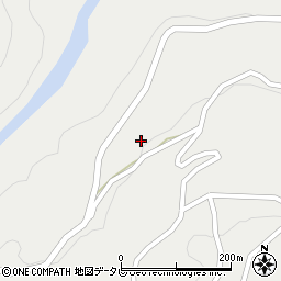 和歌山県田辺市本宮町伏拝543周辺の地図